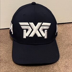 PXG Navy Blue/White Strap Back Golf Hat